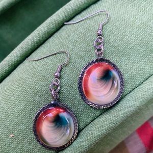 Unique Shiva Cat Eye Shell🐚 Earrings